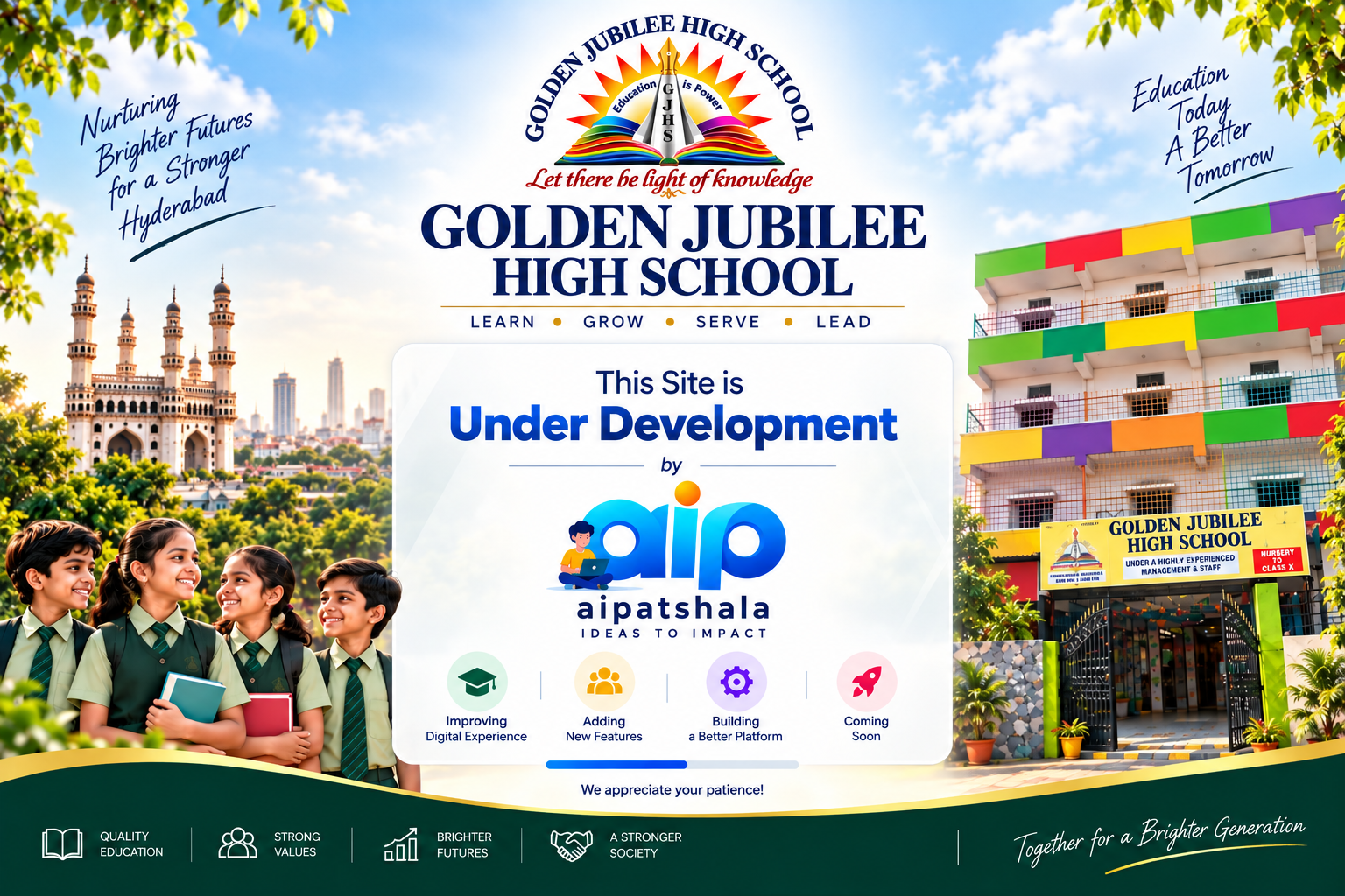Golden Jubilee High School - This Site is Under Development